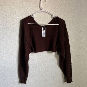 Windsor Chocolate Knit Top